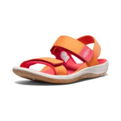 Keen Big Kids' Elle Backstrap | Tangerine/Cayenne -Keen 051cac8474bc8df575a91bff7a772dfa4a5bcd50