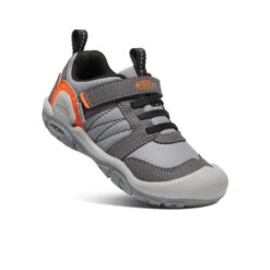 Keen Little Kids' Knotch Peak Sneaker | Magnet/Safety Orange -Keen 08f516722ace233dd9c0e8aeb16005d1c237e45e