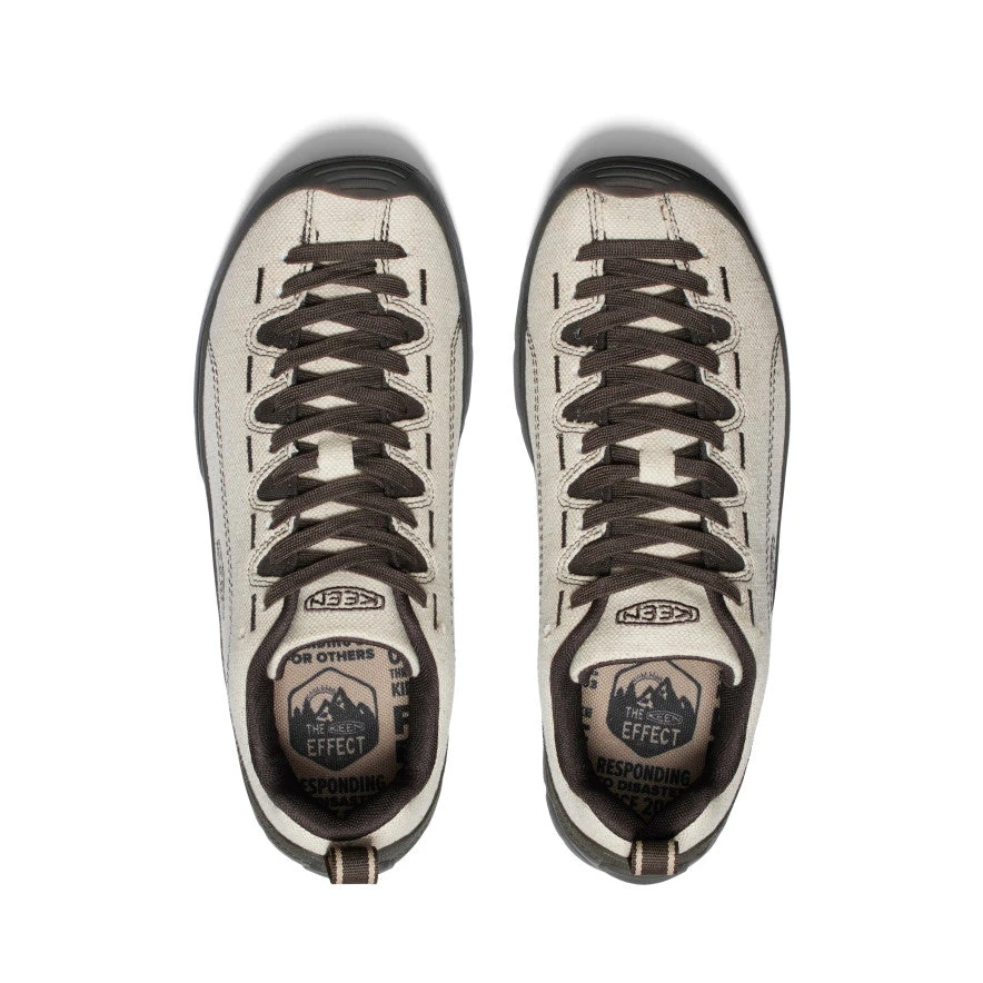 Keen Women's Jasper Canvas Sneaker | Natural/Black Olive 5 Keen Women's Jasper Canvas Sneaker | Natural/Black Olive - Image 5