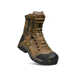 Keen Men's CSA Davenport 8" Insulated Waterproof Boot | Dark Earth/Inca Gold -Keen 0ff6650cd7da761fa94bd5789d29259ec348e061