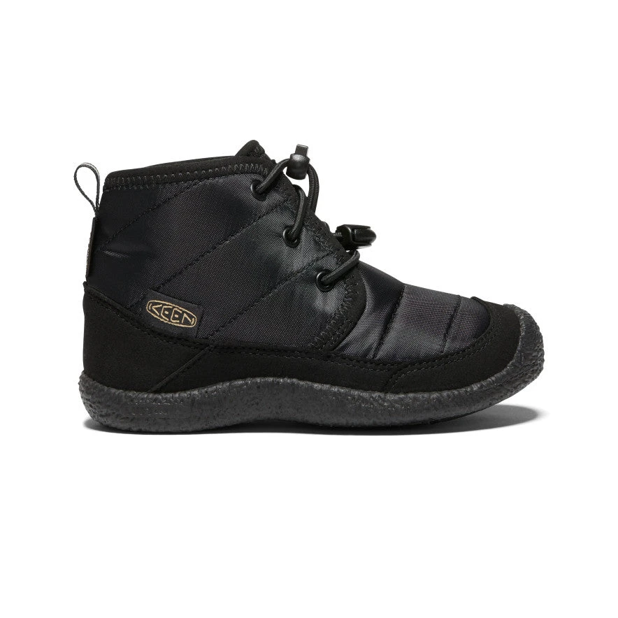 Keen Little Kids' Howser II Waterproof Chukka | Black/Black 1 Keen Little Kids' Howser II Waterproof Chukka | Black/Black