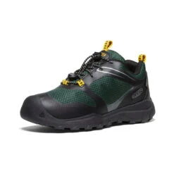 Keen Big Kids' Wanduro Waterproof Shoe | Black/Greener Pastures -Keen 3a0661c2fbc1492499850e17d9f3daa01fb9df1c