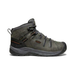 Keen Men's Flint II Waterproof Mid (Soft Toe) | Steel Grey/Tortoise Shell