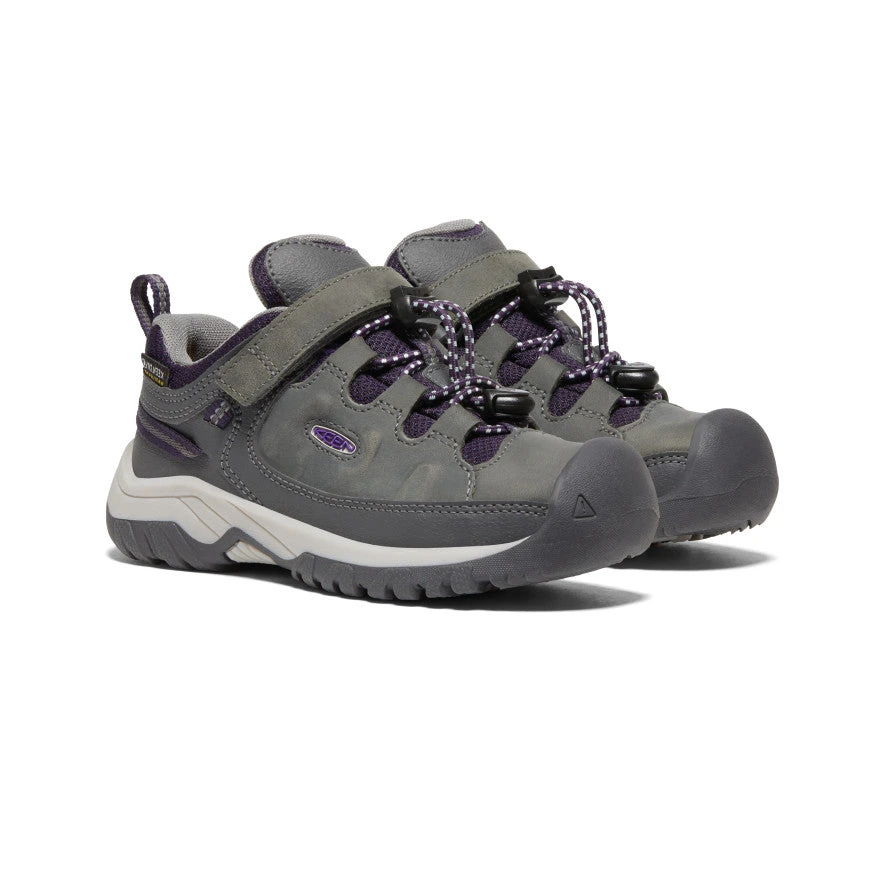 Keen Little Kids' Targhee Waterproof Shoe | Magnet/Tillandsia Purple 2 Keen Little Kids' Targhee Waterproof Shoe | Magnet/Tillandsia Purple - Image 2