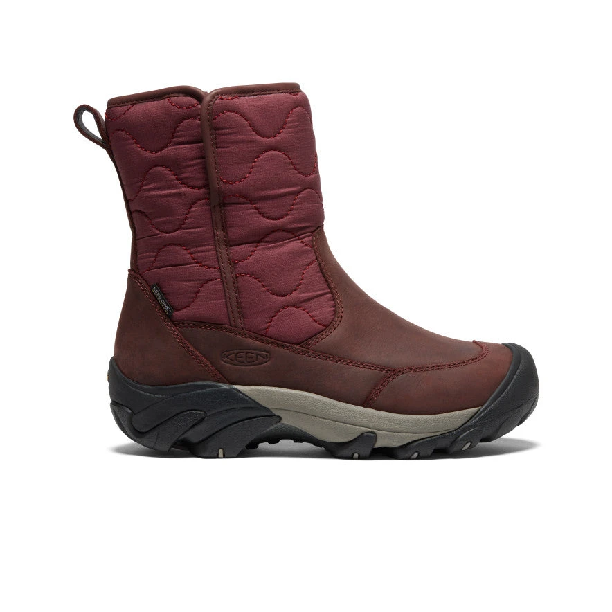Keen Women's Betty Waterproof Pull-On Boot | Burgundy/Black 1 Keen Women's Betty Waterproof Pull-On Boot | Burgundy/Black