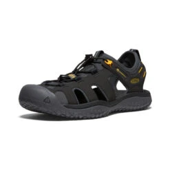 Keen Men's SOLR Sandal | Black/Gold -Keen 4f9d4fef36224e34361722a76993fa5fa49aa10e