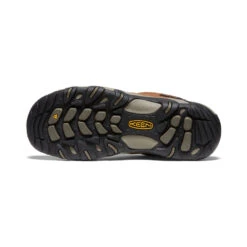Keen Men's Headout Waterproof Hiking Shoe | Bison/Fossil Orange -Keen 5038667b5e581ab79eb1d63490ffe2b061bb0fb1