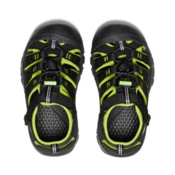 Keen Little Kids' Newport H2 | Black/Lime Green -Keen 52e041cb888da61ff8a46a971119feddcf523e9a