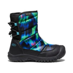 Keen Big Kids' Puffrider Waterproof Winter Boot | Northern Lights/Black