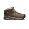 Keen Men's Detroit XT Waterproof Boot (Soft Toe) | Black Olive/Leather Brown