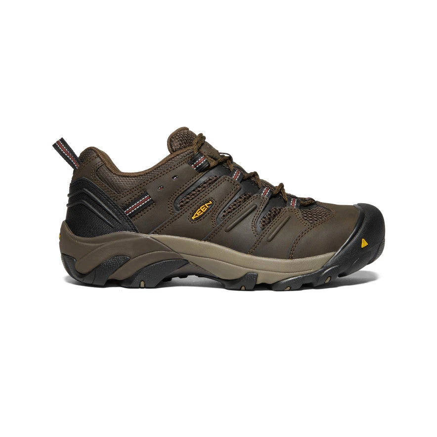 Keen Men's Lansing Low (Steel Toe) | Cascade Brown/Fired Brick 1 Keen Men's Lansing Low (Steel Toe) | Cascade Brown/Fired Brick