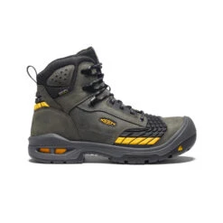 Keen Men's Troy 6" Waterproof Boot (Carbon-Fiber Toe) | Magnet/Black