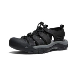 Keen Men's Newport Leather | Black/Steel Grey -Keen 81a3e82d0b8194e8a0b5654876bd74876e4f5cd6