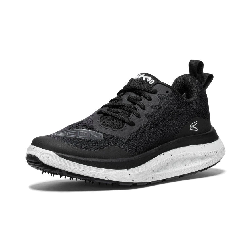 Keen Women's WK400 Walking Shoe | Black/White 3 Keen Women's WK400 Walking Shoe | Black/White - Image 3