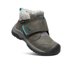 Keen Little Kids' Kootenay IV Waterproof Boot | Steel Grey/Porcelain -Keen 933eba16c7e06a05dcbfd92339472c3a7669b3da
