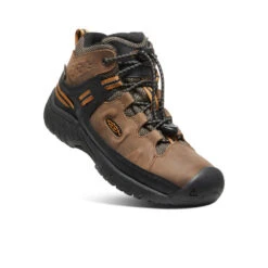Keen Big Kids' Targhee Waterproof Boot | Dark Earth/Golden Brown -Keen 9c7761175fb9d1dd09c5415197942023b20c59fe
