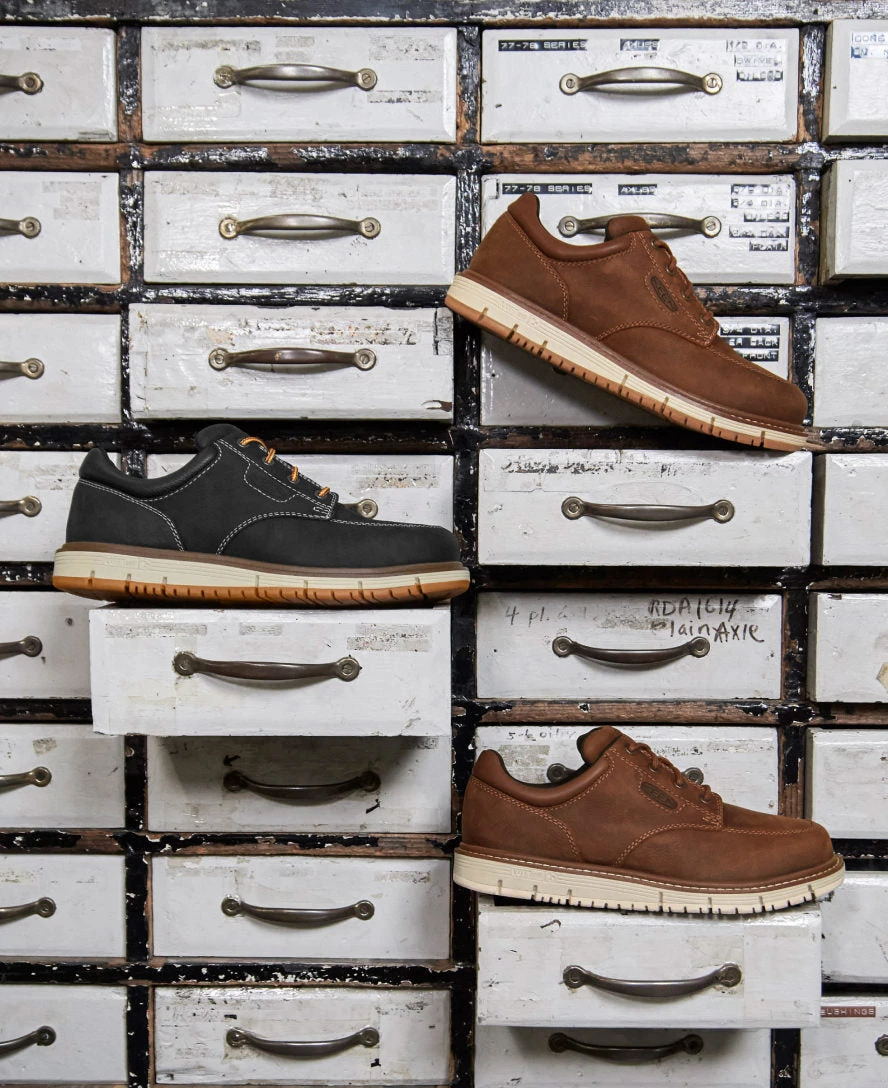 Keen Men's San Jose Oxford (Aluminum Toe) | Black/Off White 6 Keen Men's San Jose Oxford (Aluminum Toe) | Black/Off White - Image 6