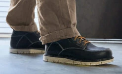 Keen Men's CSA San Jose 6" Waterproof Boot (Aluminum Toe) | Black/Off White -Keen SDD 496 PDP SanJose 1027083 Top Image