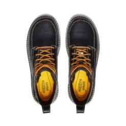 Keen Men's CSA San Jose 6" Waterproof Boot (Aluminum Toe) | Black/Off White -Keen a0db7cf6411b55b592497aa7e05878cc1fdd7170