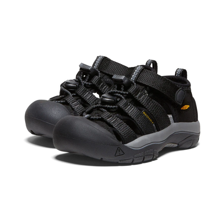 Little Kids' Newport H2 | Black/Keen Yellow 2 Little Kids' Newport H2 | Black/Keen Yellow - Image 2