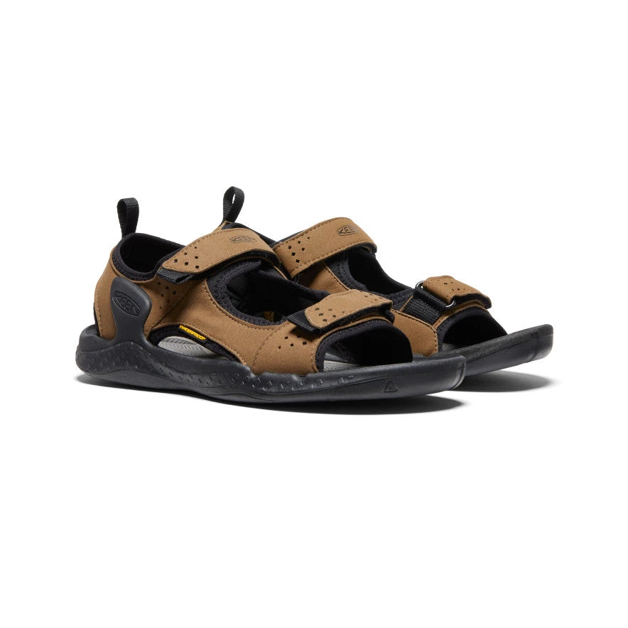 Keen Men's Drift Creek Two-Strap Sandal | Bison/Black 2 Keen Men's Drift Creek Two-Strap Sandal | Bison/Black - Image 2