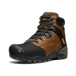 Keen Men's Louisville 6" MET Waterproof Boot (Steel Toe) | Slate Black -Keen c7a86266f2c8d56fe6a12ce58bc9e9d974756a54