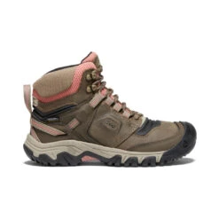 Keen Women's Ridge Flex Waterproof Boot | Timberwolf/Brick Dust