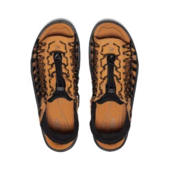 Keen Men's UNEEK II Open Toe | Black/Curry -Keen d665bc8d26569550632dfc592453de4dc5114884