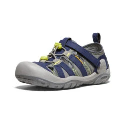 Keen Big Kids' Knotch Creek | Steel Grey/Blue Depths -Keen e704048658541945171520737a74e32f435b42e6