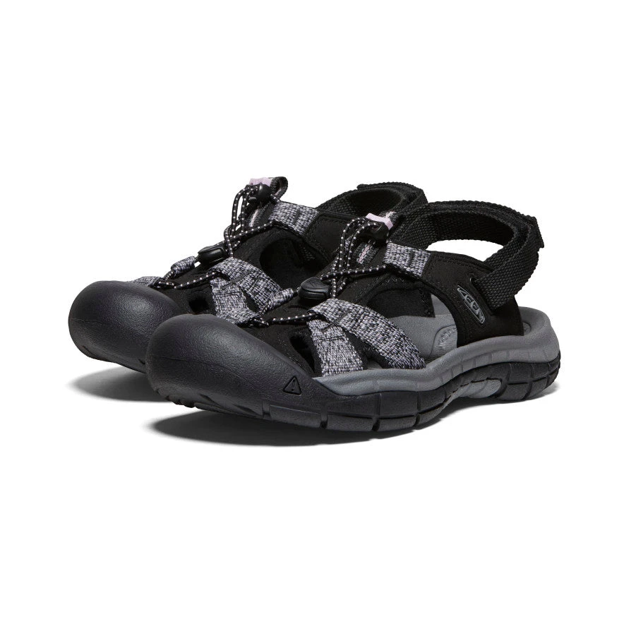 Keen Women's Ravine H2 Sandal | Black/Dawn Pink 2 Keen Women's Ravine H2 Sandal | Black/Dawn Pink - Image 2