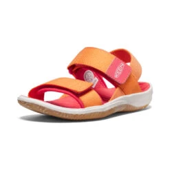 Keen Little Kids' Elle Backstrap | Tangerine/Cayenne -Keen f99ad2d5dc2618ab6b14929abb046193afb7352c